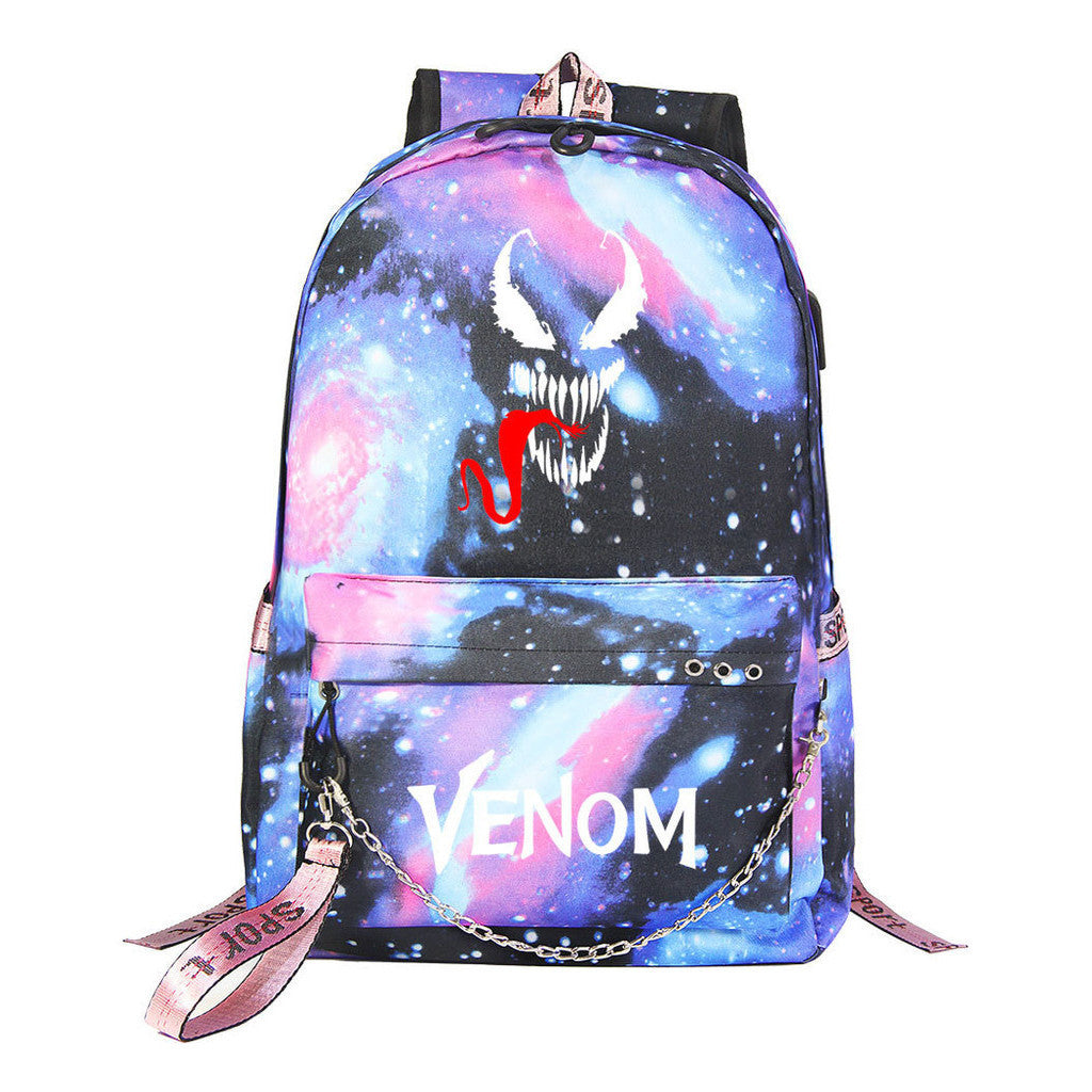 Usb Youth Student Backpack For Men And Women's Leisure Travel Backpack