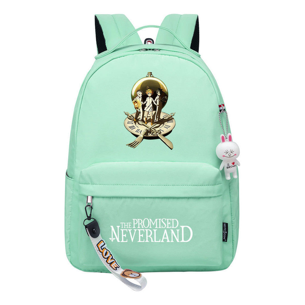 Printed Teenage Student Backpack, Casual Bag, Girl Backpack