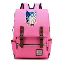 The Giant Of Manga Attack Printed Teenage Student Backpack For Men And Women With Casual Belt Buckle Classic Backpack  38*27*12.5cm