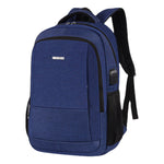 Usb Business Backpack 15.6-inch Laptop Backpack Computer Bag Minimalist Multi Purpose Backpack