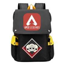Apex Hero Print Usb Charging Cap Headpiece Student Backpack Leisure Backpack