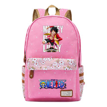 Anime Pirate Wang Lufei Printed Student School Bag Fragmented Flower Leisure Backpack