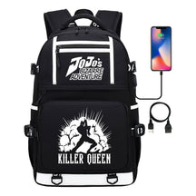 Comic Joe's Wonderful Adventure Print Usb Youth Student Backpack For Men And Women's Leisure Travel Backpack