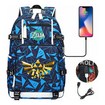 Legend Of Zelda Printed Backpack For Men And Women With Large Capacity Leisure Travel Backpack