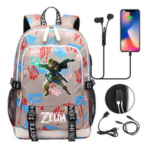 Usb Teen School Bag Men's And Women's Sports Backpacks