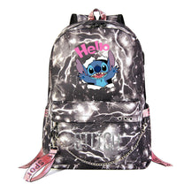 Interstellar Baby Stitch Printed Youth Student School Bag Casual Weaving Strap Backpack