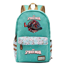 Superhero Printed Teenage Primary And Secondary School Backpacks For Men And Women's Leisure Travel Backpacks