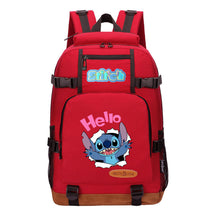 Anime Star Baby Stitch Printed Youth Backpack For Men And Women's Leisure Travel Backpack