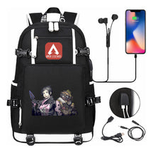 Game Apex Hero Print Usb Large Capacity Youth Student School Bag Men's And Women's Leisure Travel Backpack