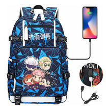 Printed Usb Youth Student Backpack For Men And Women's Leisure Large Capacity Travel Backpack