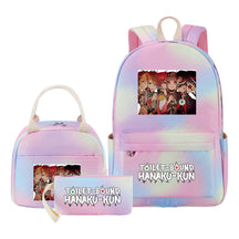 Student Girl Backpack Lunch Bag Three Piece Set Backpack Set