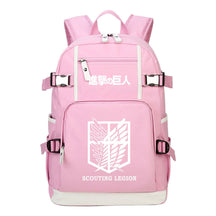 Giant Winged Soldier Captain Of Anime Attack Student Backpack, Leisure Travel Backpack