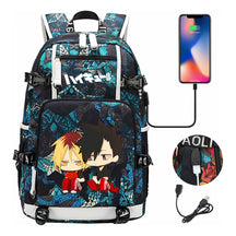 Volleyball Youth Usb Large Capacity Youth Student School Bag Men's And Women's Leisure Travel Backpack