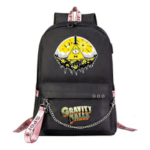 Cartoon Strange Town Youth Student School Bag Men's And Women's Leisure Travel Backpack