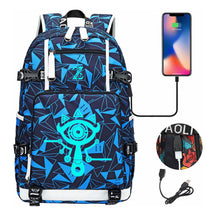 Legend Of Zelda Usb Youth Student Backpack For Men And Women's Leisure Travel Backpack