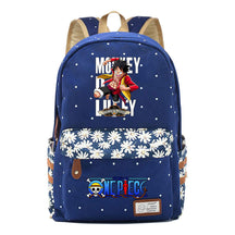 Anime Pirate Wang Lufei Printed Student School Bag Fragmented Flower Leisure Backpack