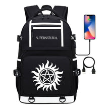 Evil Power Usb Youth Student School Bag Men's And Women's Backpack Leisure Travel Backpack