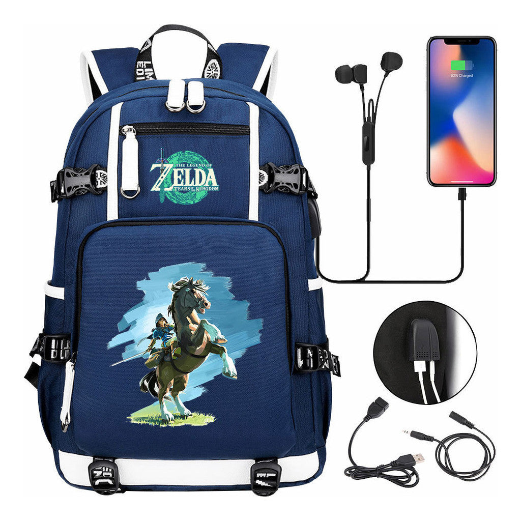Printed Teenage Student Backpack For Men And Women's Travel Backpacks