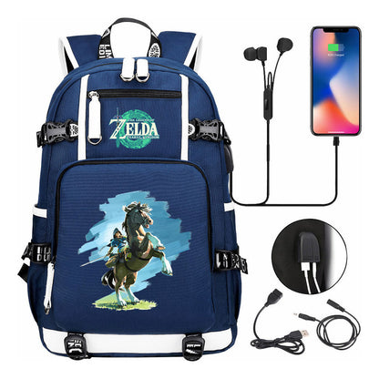 Printed Teenage Student Backpack For Men And Women's Travel Backpacks