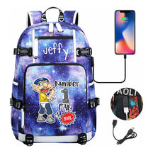Printed Youth Student Backpack, Backpack, Leisure Travel Backpack