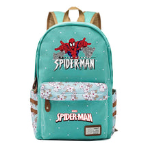 Superhero Printed Teenage Primary And Secondary School Backpacks For Men And Women's Leisure Travel Backpacks