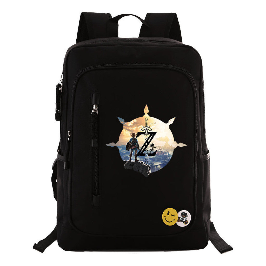 The Tears Of The Kingdom Of Zelda Game Printed Teenage Student Backpack For Men And Women's Leisure Travel Backpack