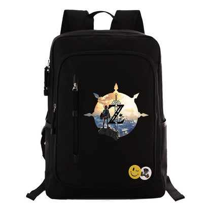 The Tears Of The Kingdom Of Zelda Game Printed Teenage Student Backpack For Men And Women's Leisure Travel Backpack