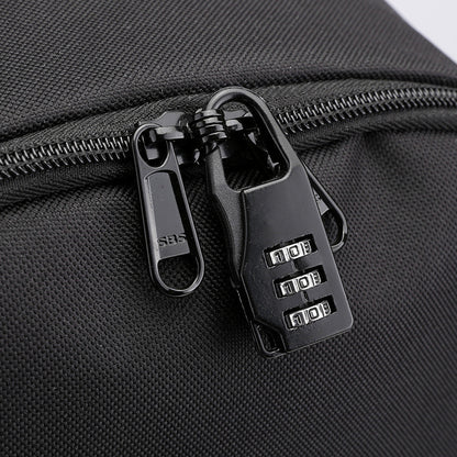 Fashionable Usb Password Lock Youth Student Backpack Three Piece Set Backpack
