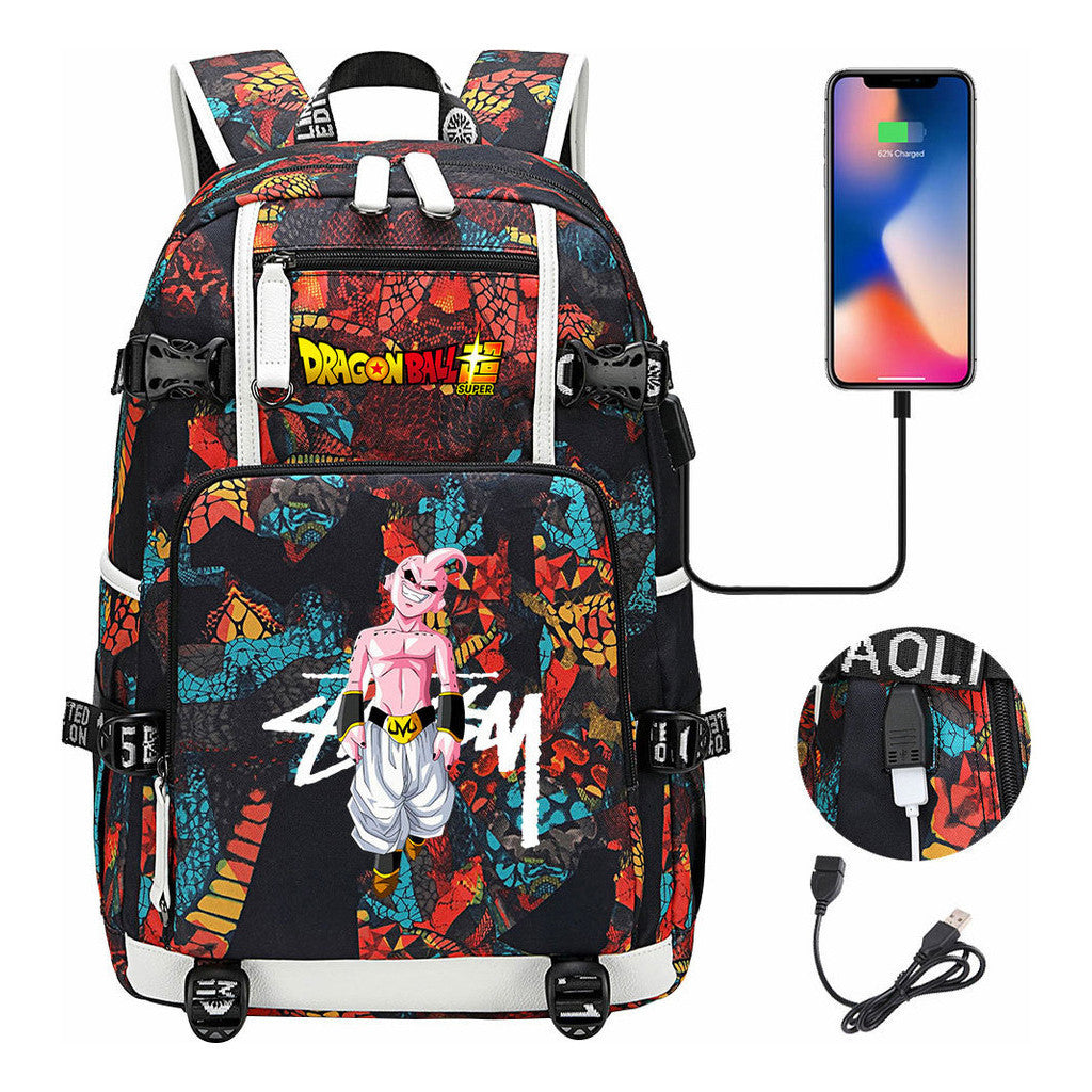 Fashionable Sun Wukong Usb Large Capacity Youth Student Backpack Leisure Travel Backpack