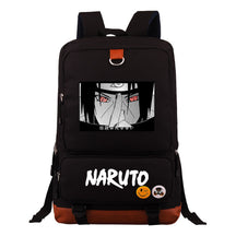 Cartoon Naruto Uchibo Youth Student School Bag Large Capacity Travel Bag Men's And Women's Backpack