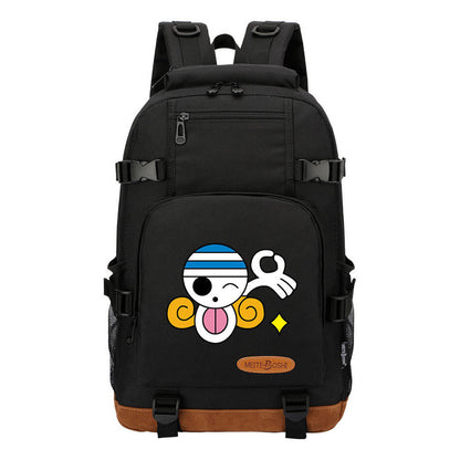 Pop Anime Pirate Wang Lufei, Teenage Student Backpack, Men's And Women's Backpack