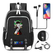 Pirate King Lufei Youth Student School Bag Usb Men's And Women's Leisure Backpack