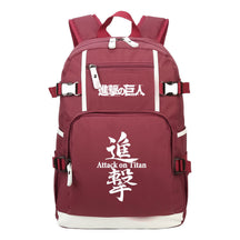 Giant Winged Soldier Captain Of Anime Attack Student Backpack, Leisure Travel Backpack