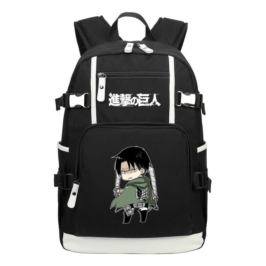 Giant Soldier Captain Alan Of Anime Attack Student Backpacks, Men's And Women's Backpacks, Leisure Travel Backpacks, Backpacks