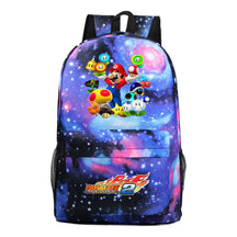 Super Mario Starry Sky Youth Student Backpack For Men And Women's Leisure Travel Backpack