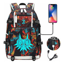 Legend Of Zelda Usb Youth Student Backpack For Men And Women's Leisure Travel Backpack