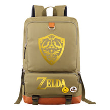 Golden Selda Kingdom Tear Print Youth Student School Bag Travel Bag Shoulder Travel Backpack