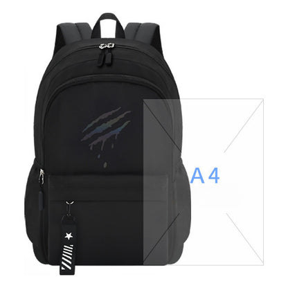 Student Backpack With Spine Protection, Breathable And Load Reducing Backpack, Water Resistant And Large Capacity Backpack