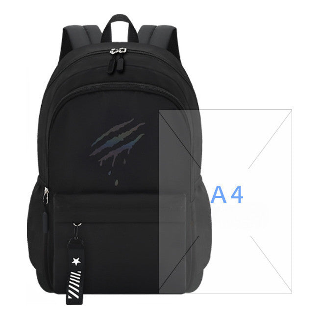 Student Backpack With Spine Protection, Breathable And Load Reducing Backpack, Water Resistant And Large Capacity Backpack