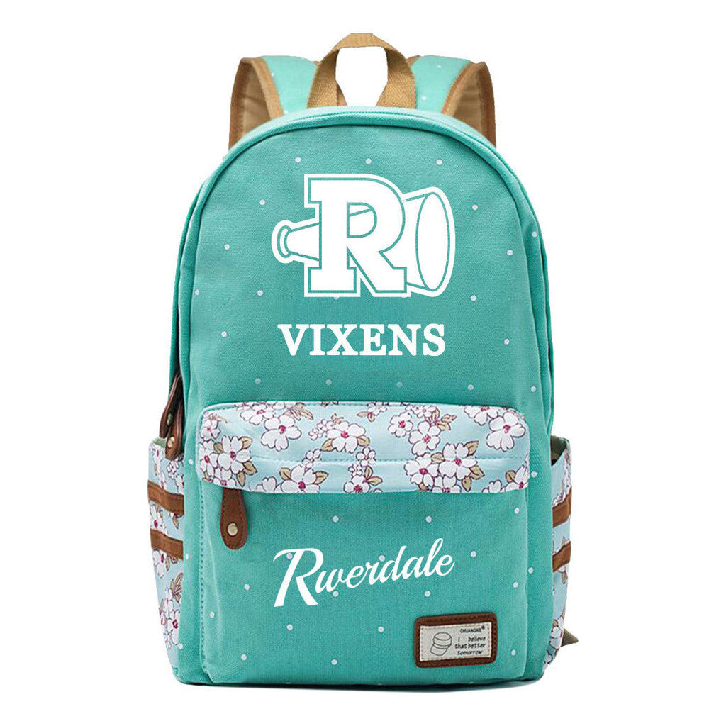 Valley Town Printed Youth School Bag Fashion Casual Backpack