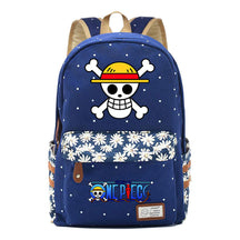 Anime Pirate Wang Lufei Printed Student School Bag Fragmented Flower Leisure Backpack