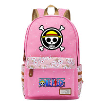 Anime Pirate Wang Lufei Printed Student School Bag Fragmented Flower Leisure Backpack