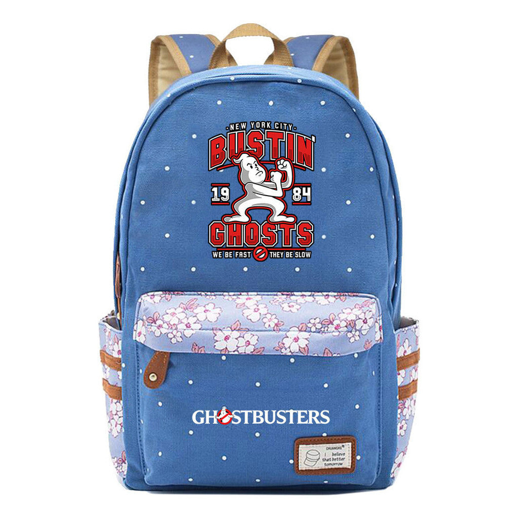 Devil Print Student Backpack, Fashionable And Casual Backpack