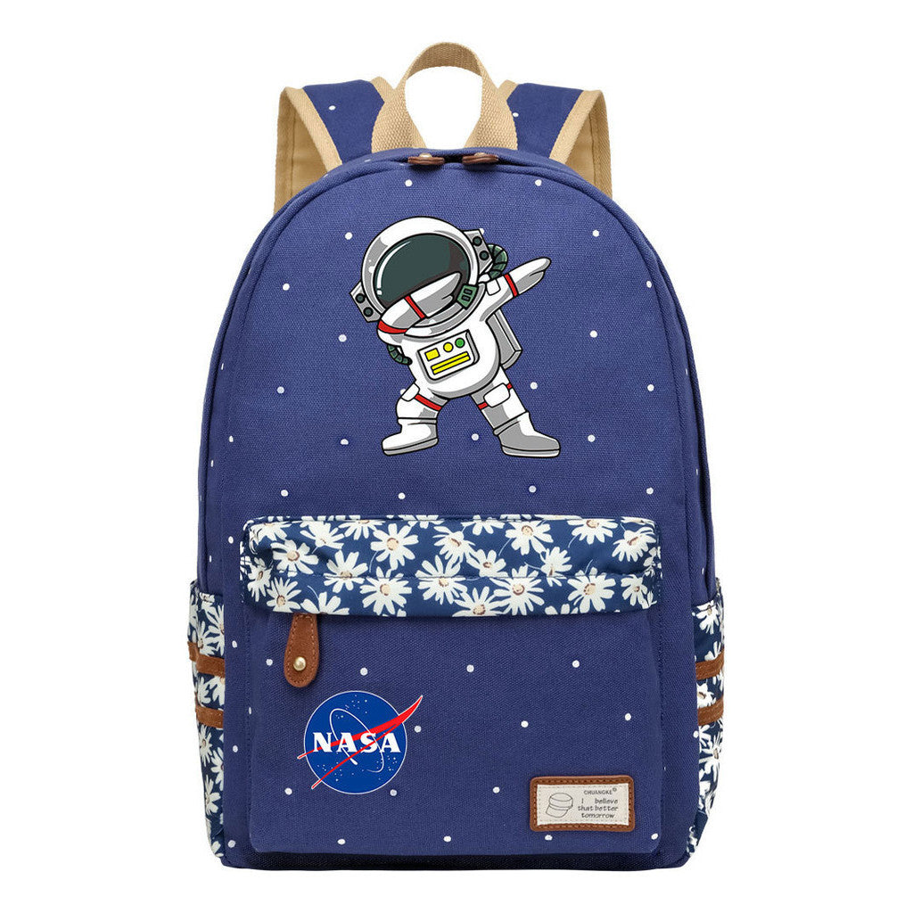Fashionable Printed Student Backpack From Nasa, Casual Backpack