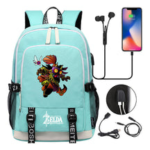 Usb Youth Primary And Secondary School Student Backpack For Men And Women's Leisure Sports Backpack