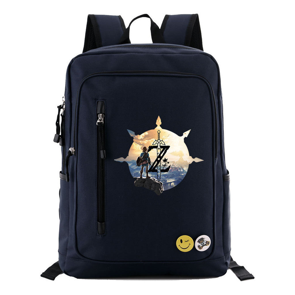The Tears Of The Kingdom Of Zelda Game Printed Teenage Student Backpack For Men And Women's Leisure Travel Backpack