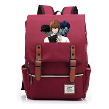 Manga Death Note Youth Student School Bag Men's And Women's Leisure Belt Buckle Backpack