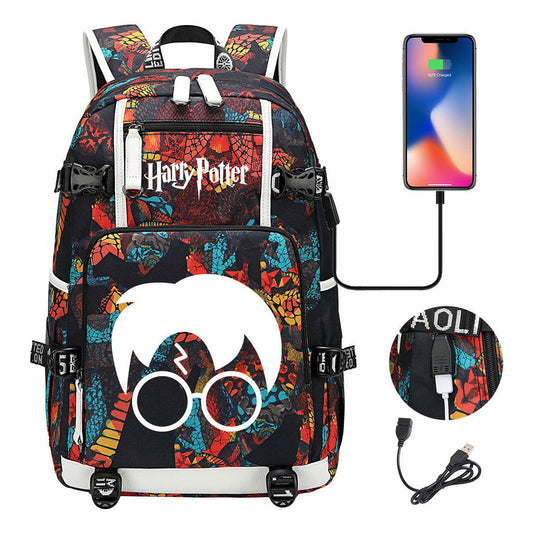 Magic School Usb Youth Student Backpack For Men And Women Leisure Travel Backpack
