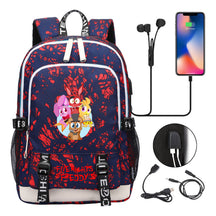 Toy Bear Game Peripheral Print Usb Youth Student Backpack For Men And Women Leisure Backpack