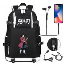 Printed Usb Large Capacity Student Backpack For Leisure Travel Backpack